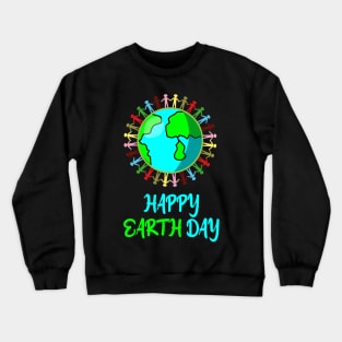 Happy Earth Day Crewneck Sweatshirt